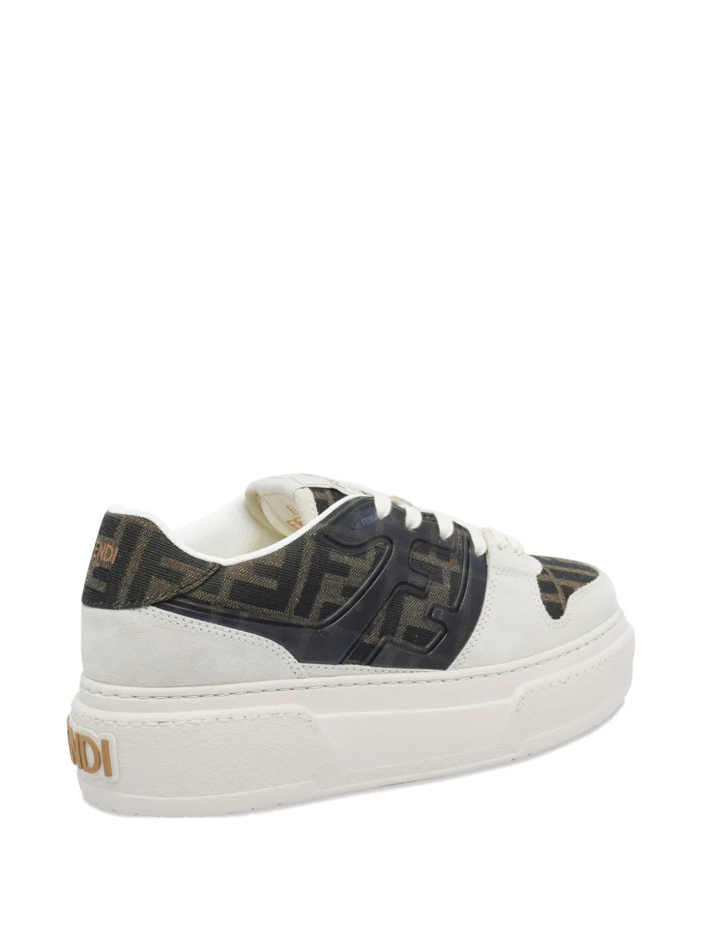 Ff logo platform sneakers-FENDI-Verso