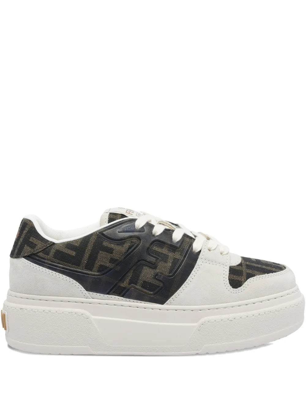 Ff logo platform sneakers-FENDI-Verso