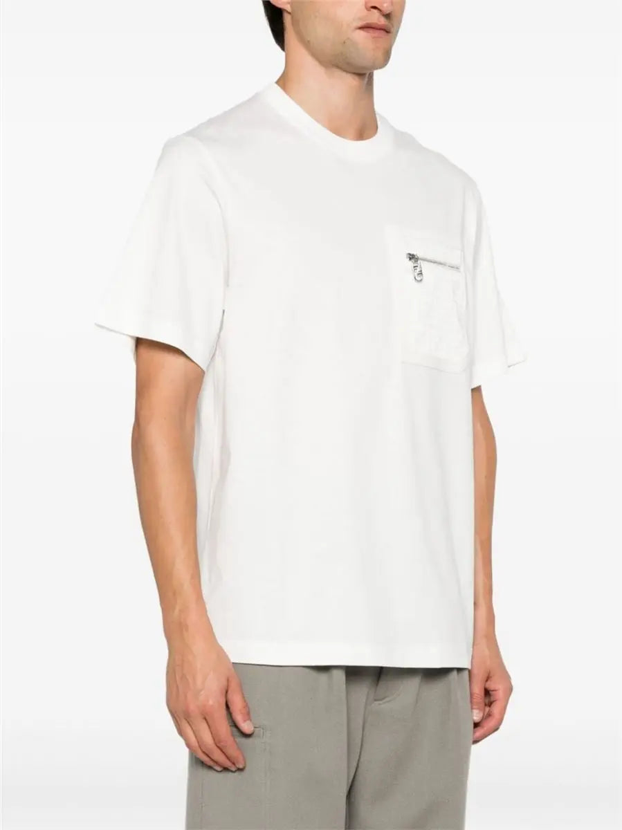FF-MOTIF PATCH-POCKET T-SHIRT FENDI