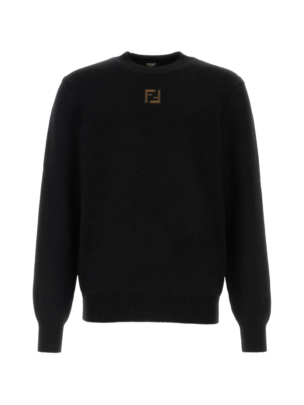 Ff-motif wool sweater-FENDI-305298-48-Verso
