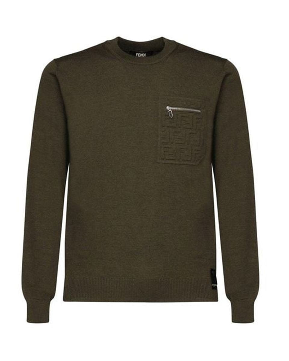 FF-PATTERN SWEATER-FENDI-Verso