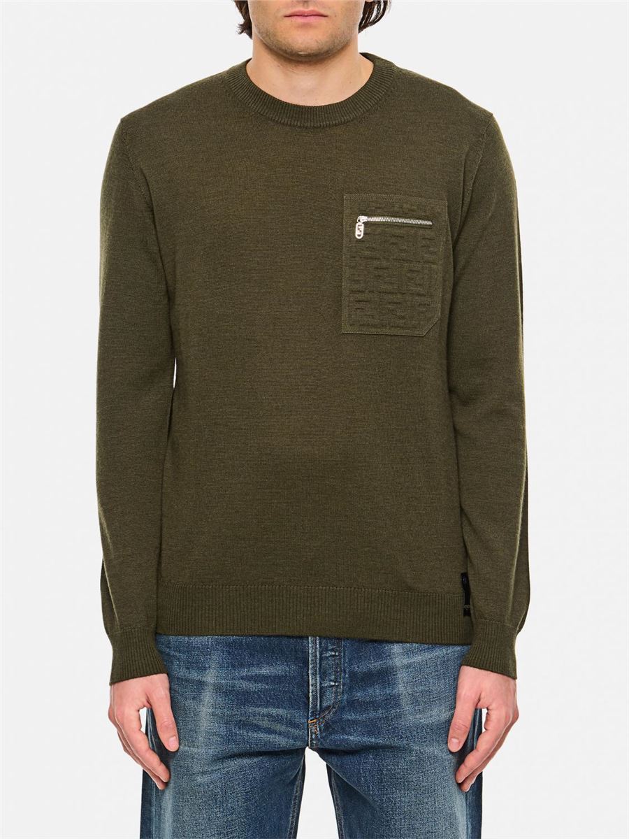 FF-PATTERN SWEATER-FENDI-Verso