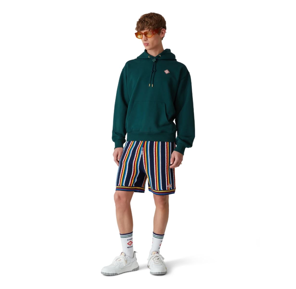 STRIPE CROCHET SHORTS -  CASABLANCA -  Verso