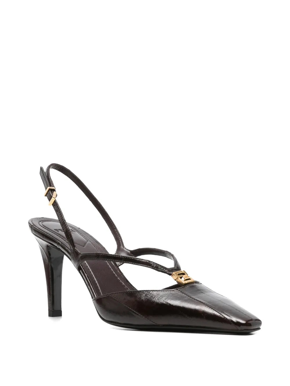 Ffold slingback pumps-FENDI-Verso