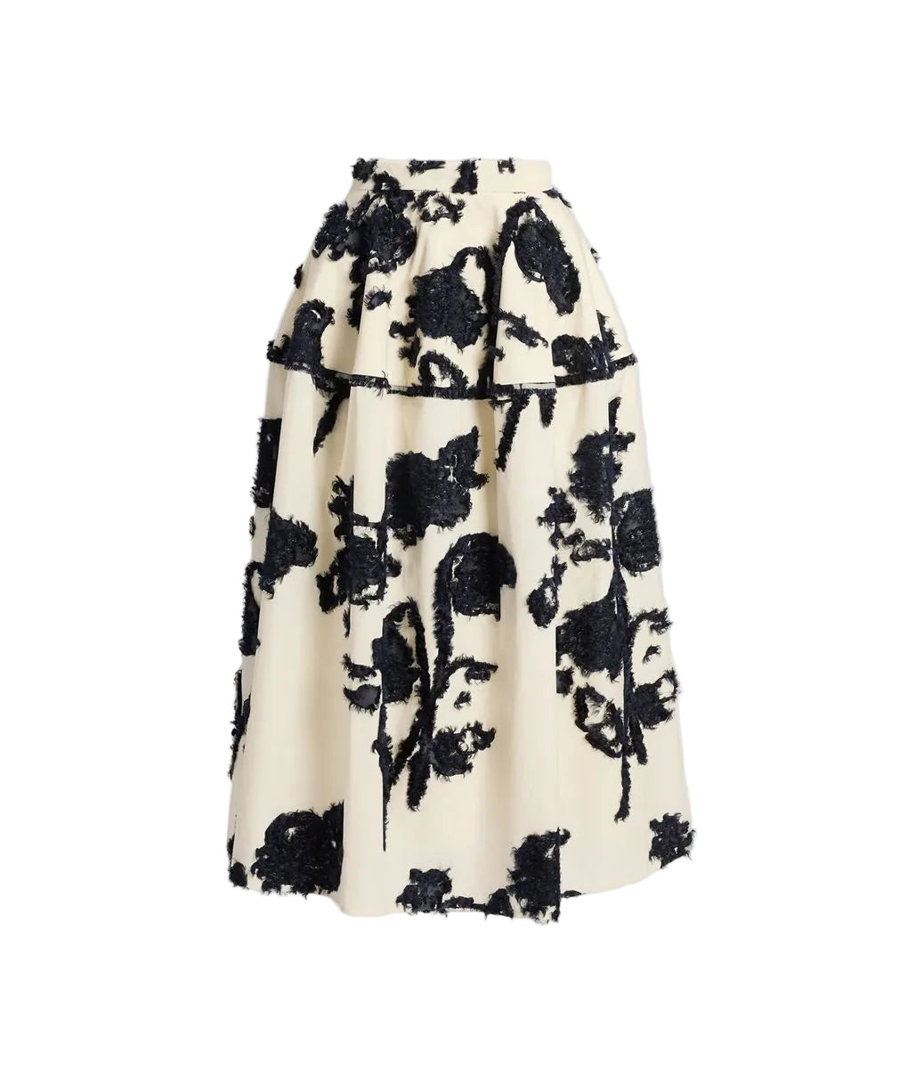 Fil coupe poplin midi full skirt-ERDEM-310273-10-Verso