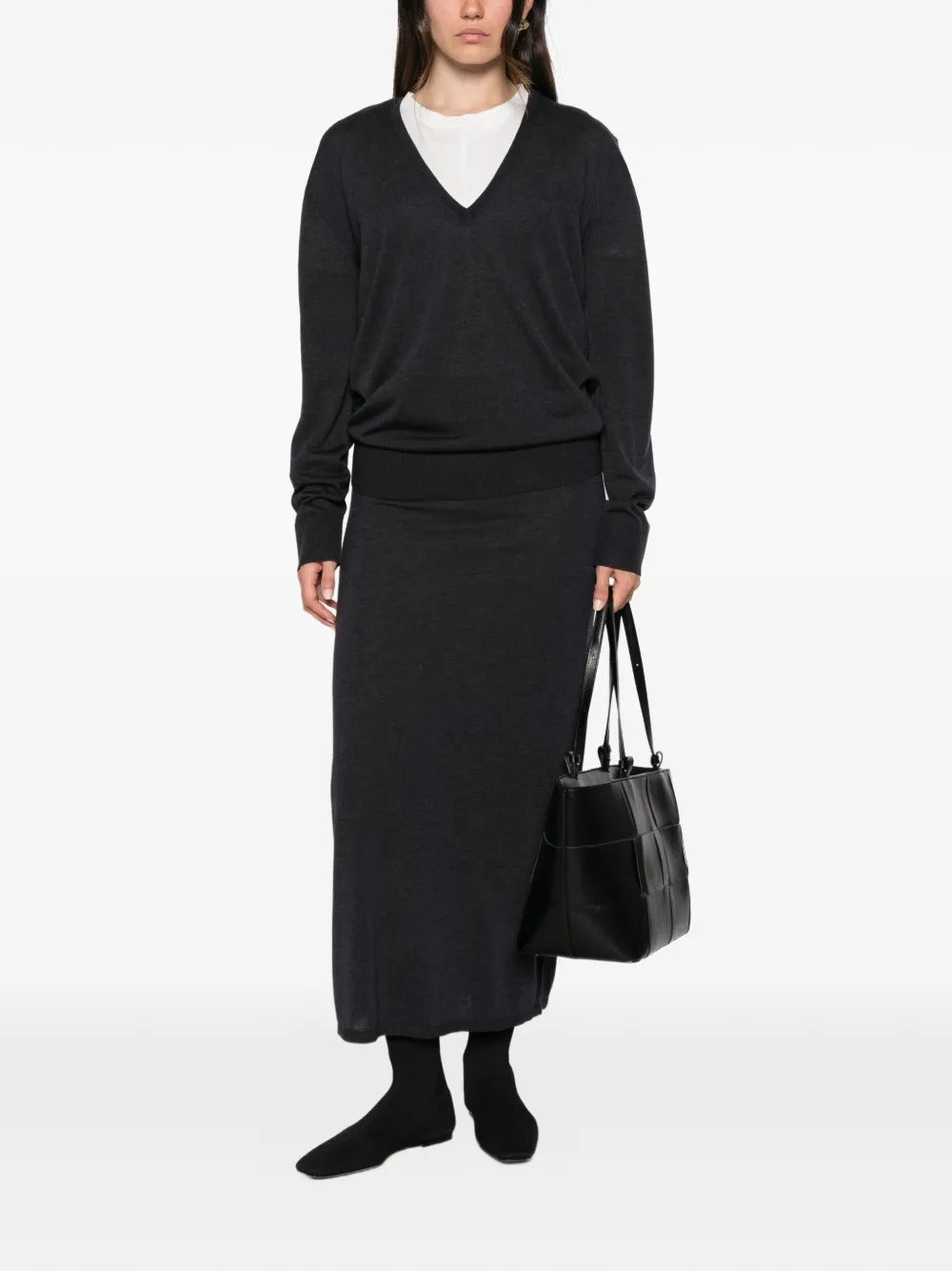 Fine-knit skirt-TOTEME-Verso