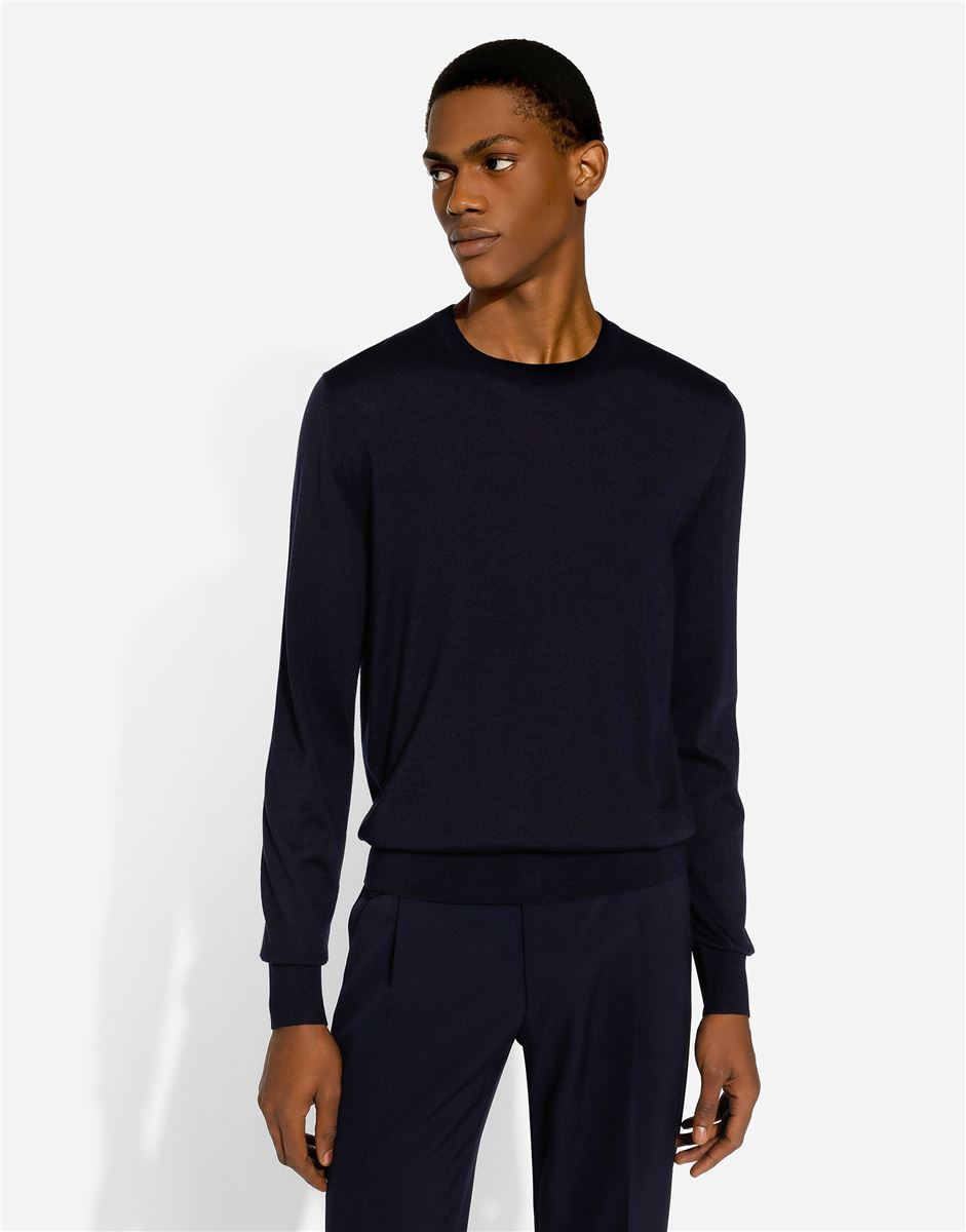 Fine-knit sweater-DOLCE & GABBANA-Verso