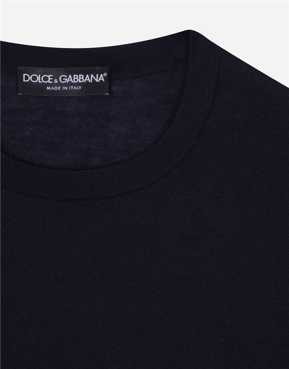 Fine-knit sweater-DOLCE & GABBANA-Verso