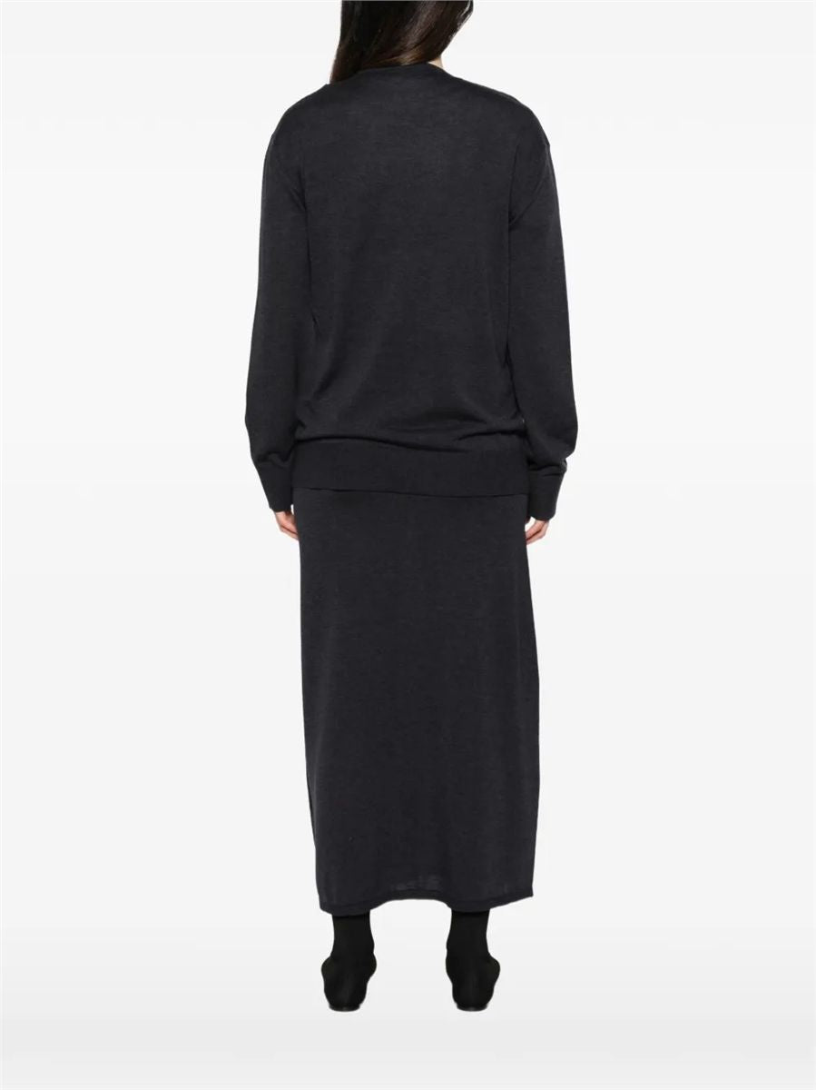 Fine v-neck knit-TOTEME-Verso