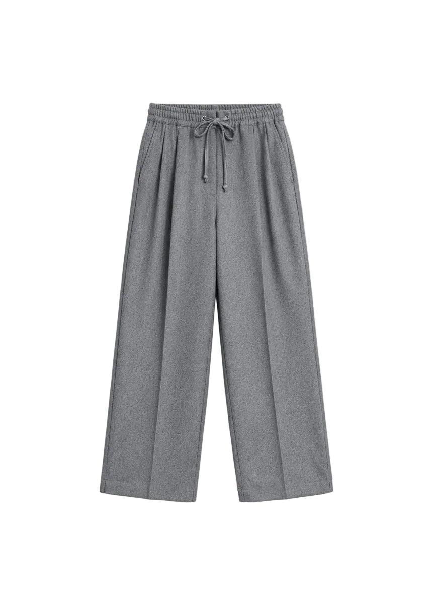 Finn elastic pleated pants-THE FRANKIE SHOP-312210-XS-Verso
