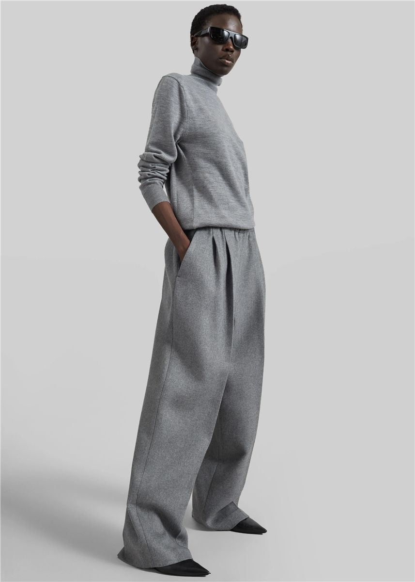 Finn elastic pleated pants-THE FRANKIE SHOP-Verso