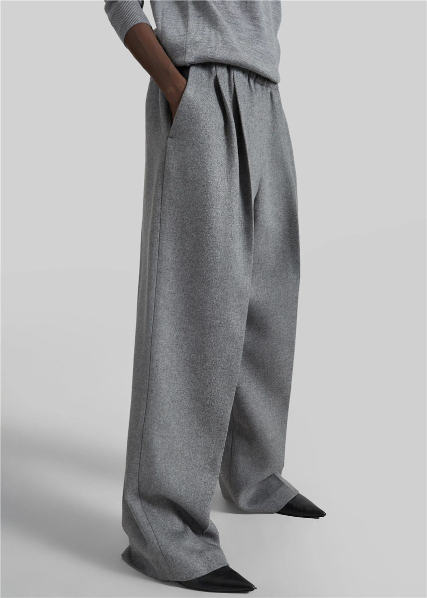Finn elastic pleated pants-THE FRANKIE SHOP-Verso