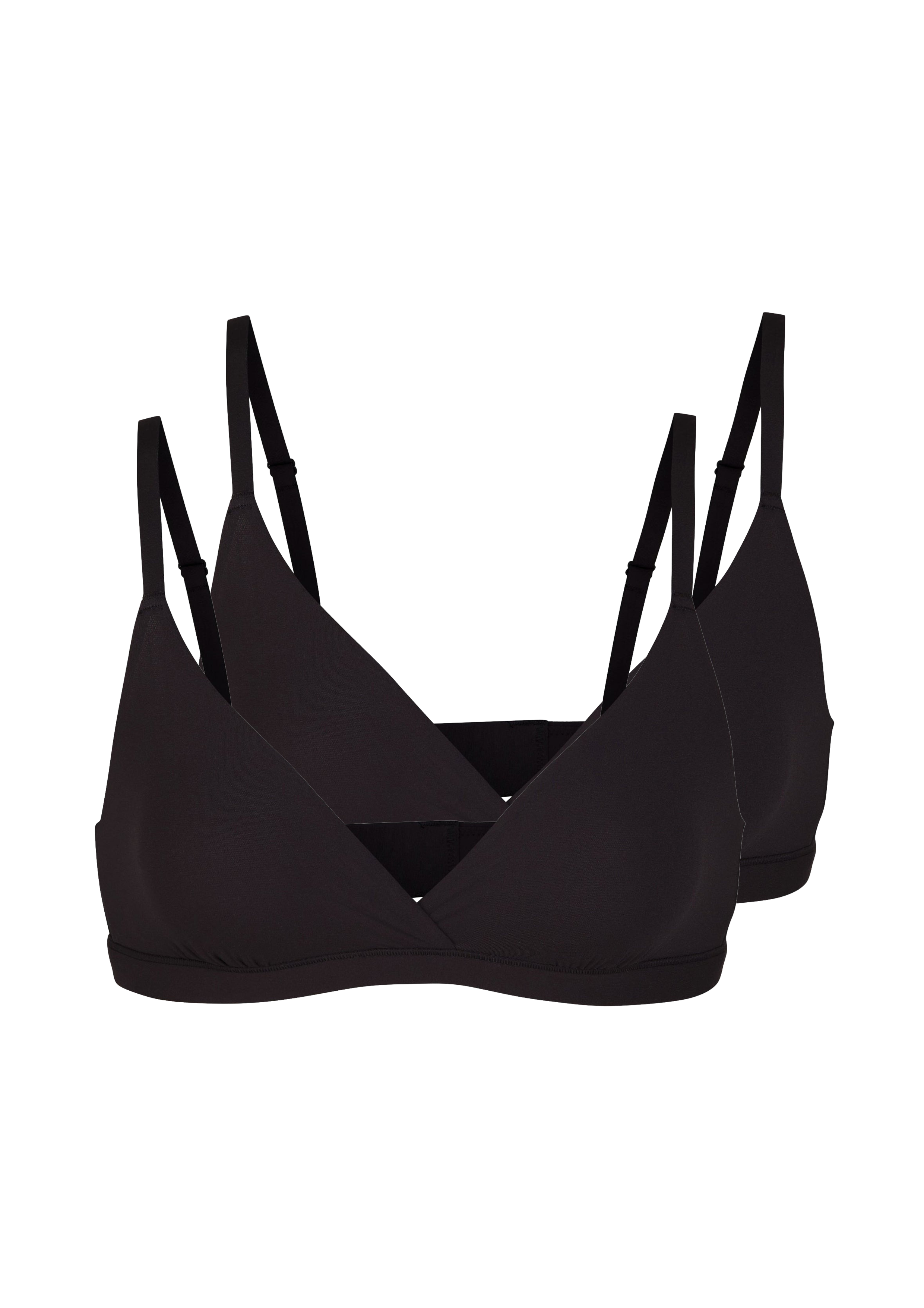 Fits Everybody Crossover Bralette 2-Pack-SKIMS-310163-XXS-Verso
