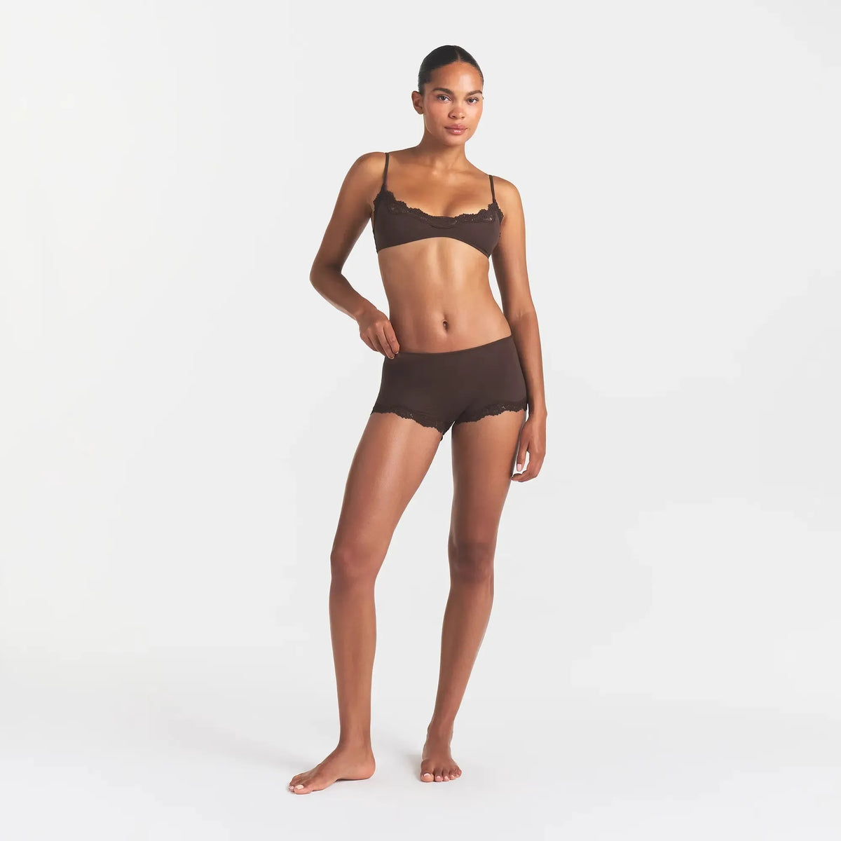 Fits everybody lace boy short-SKIMS-Verso