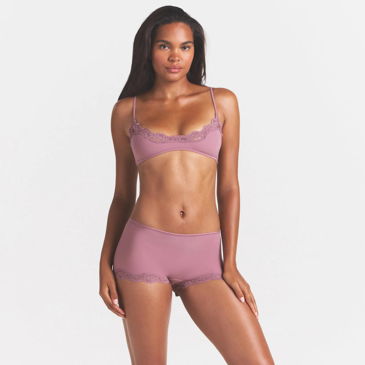Fits everybody lace scoop bralette-SKIMS-Verso