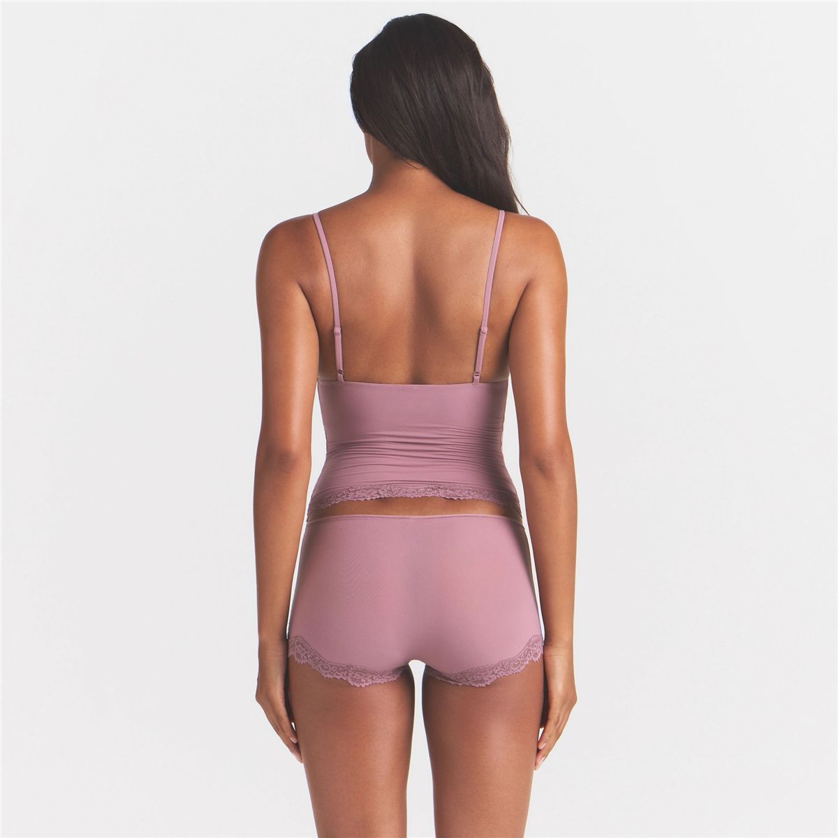 Fits everybody lace triangle cami and boy short set-SKIMS-Verso