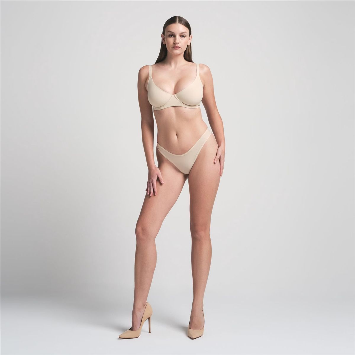 Fits Everybody Unlined Demi Bra-SKIMS-Verso