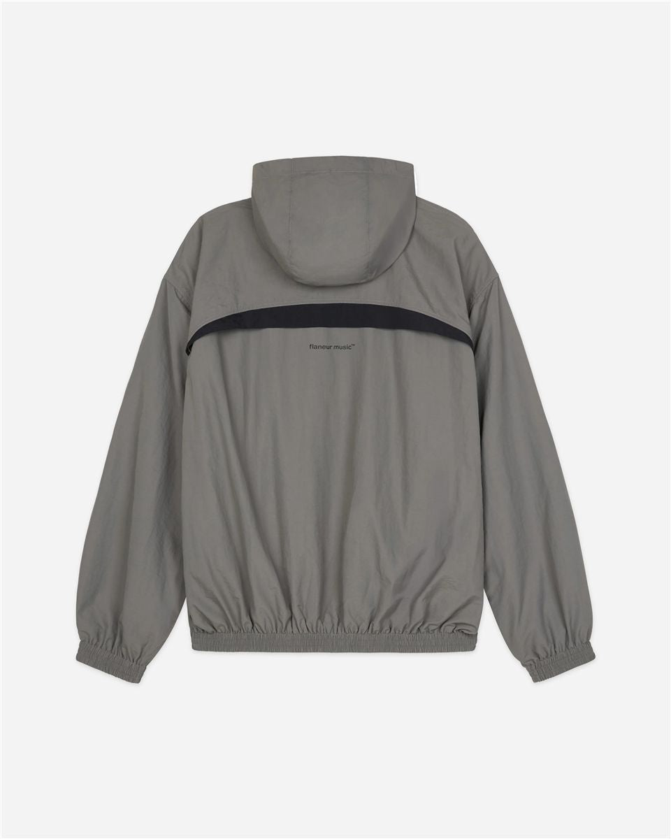Flâneur music oversized track jacket-FLÂNEUR-Verso