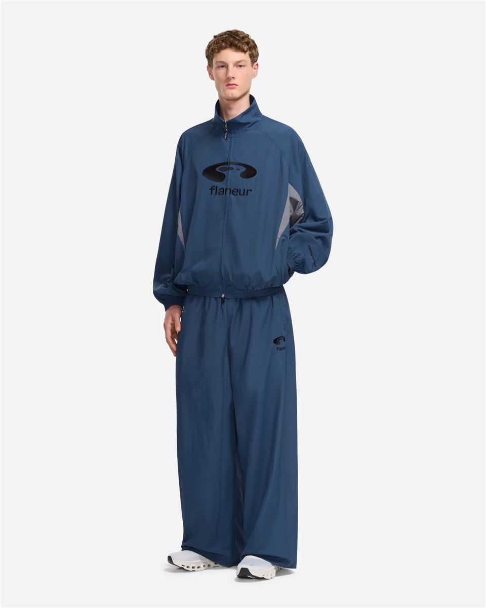 Flaneur music paneled track jacket-FLÂNEUR-Verso