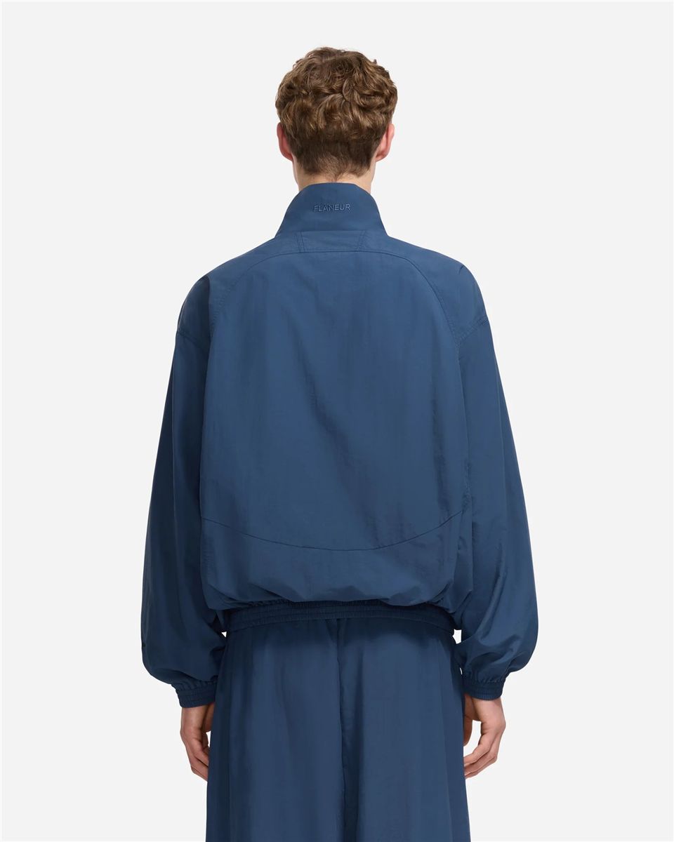 Flaneur music paneled track jacket-FLÂNEUR-Verso