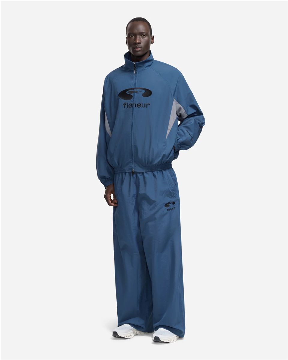 Flaneur music paneled track jacket-FLÂNEUR-Verso