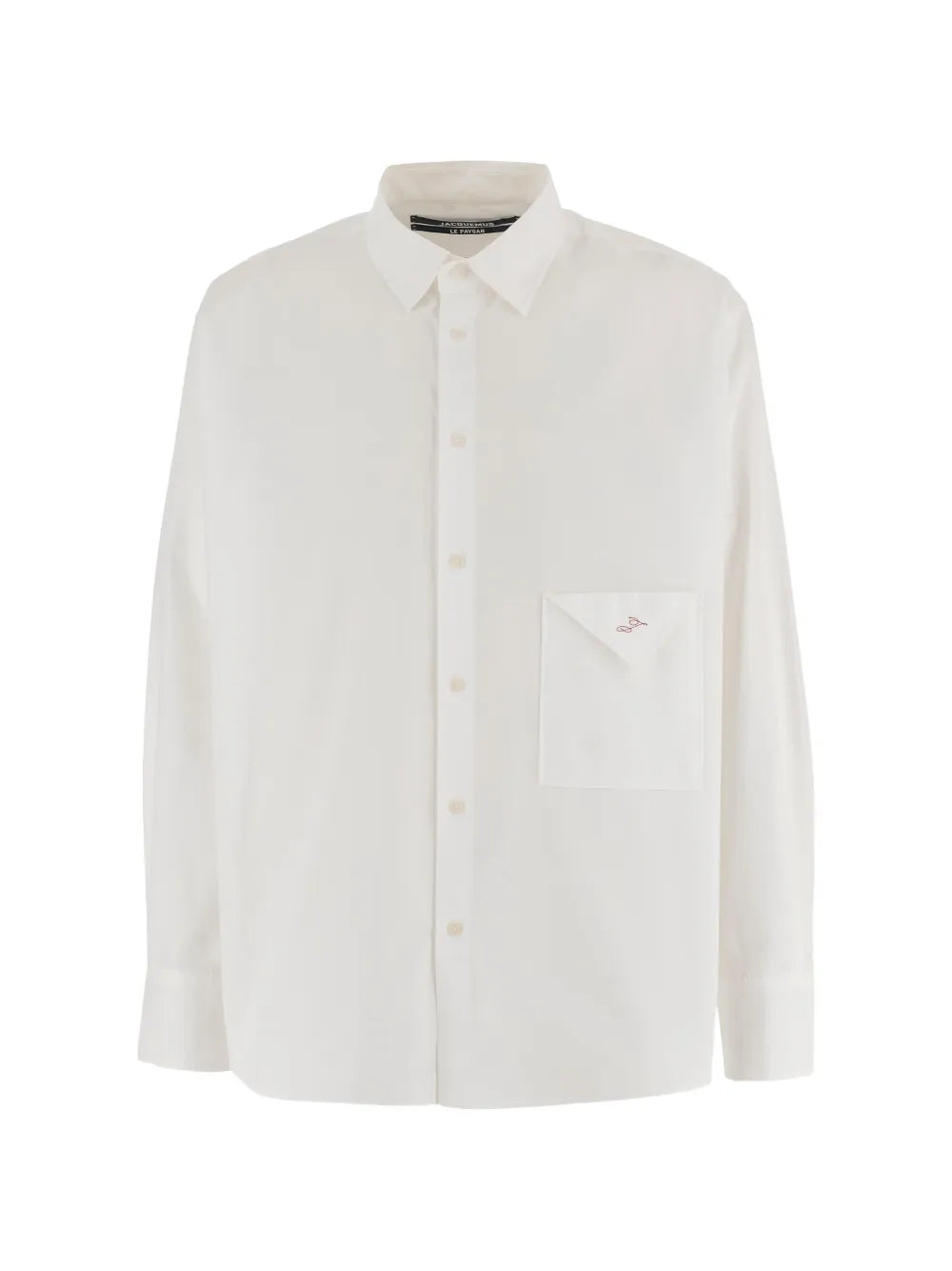 Flap-pocket long-sleeved shirt-JACQUEMUS-Verso