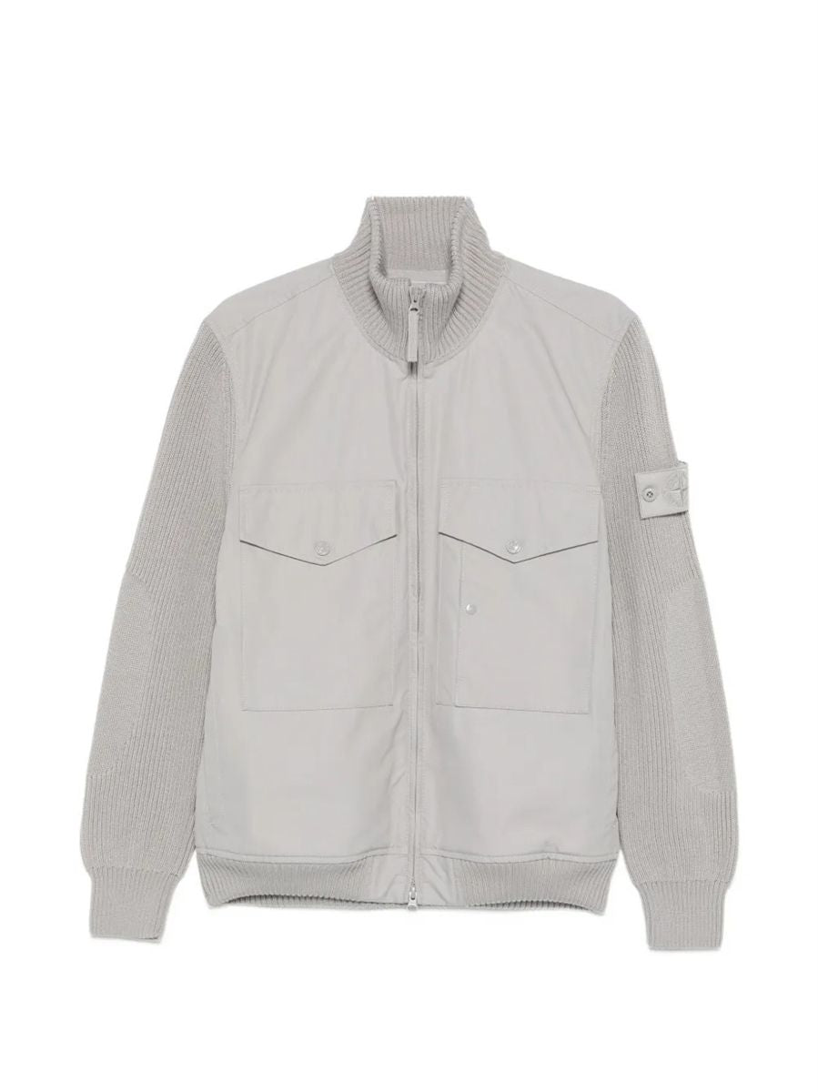 Flap-pocket panelled jacket-STONE ISLAND-Verso