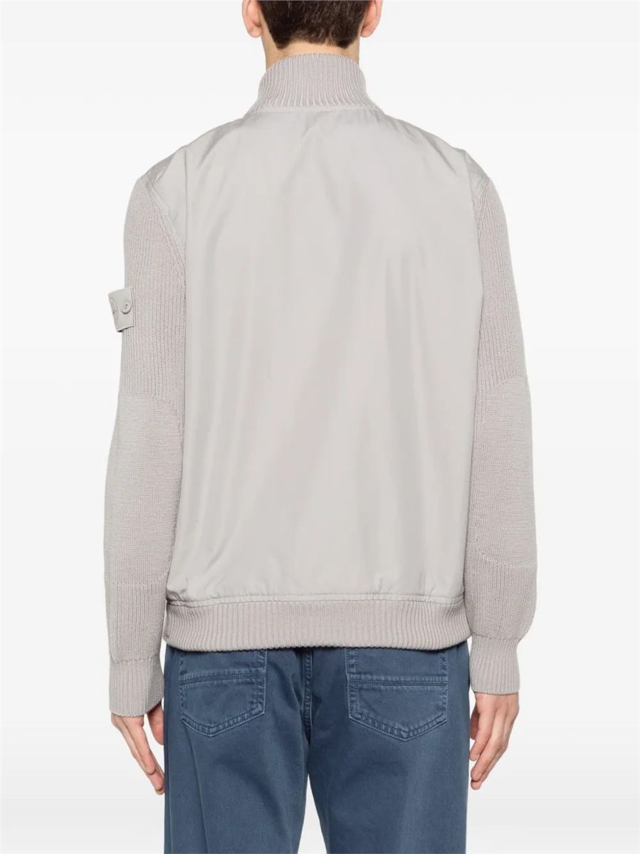 Flap-pocket panelled jacket-STONE ISLAND-Verso