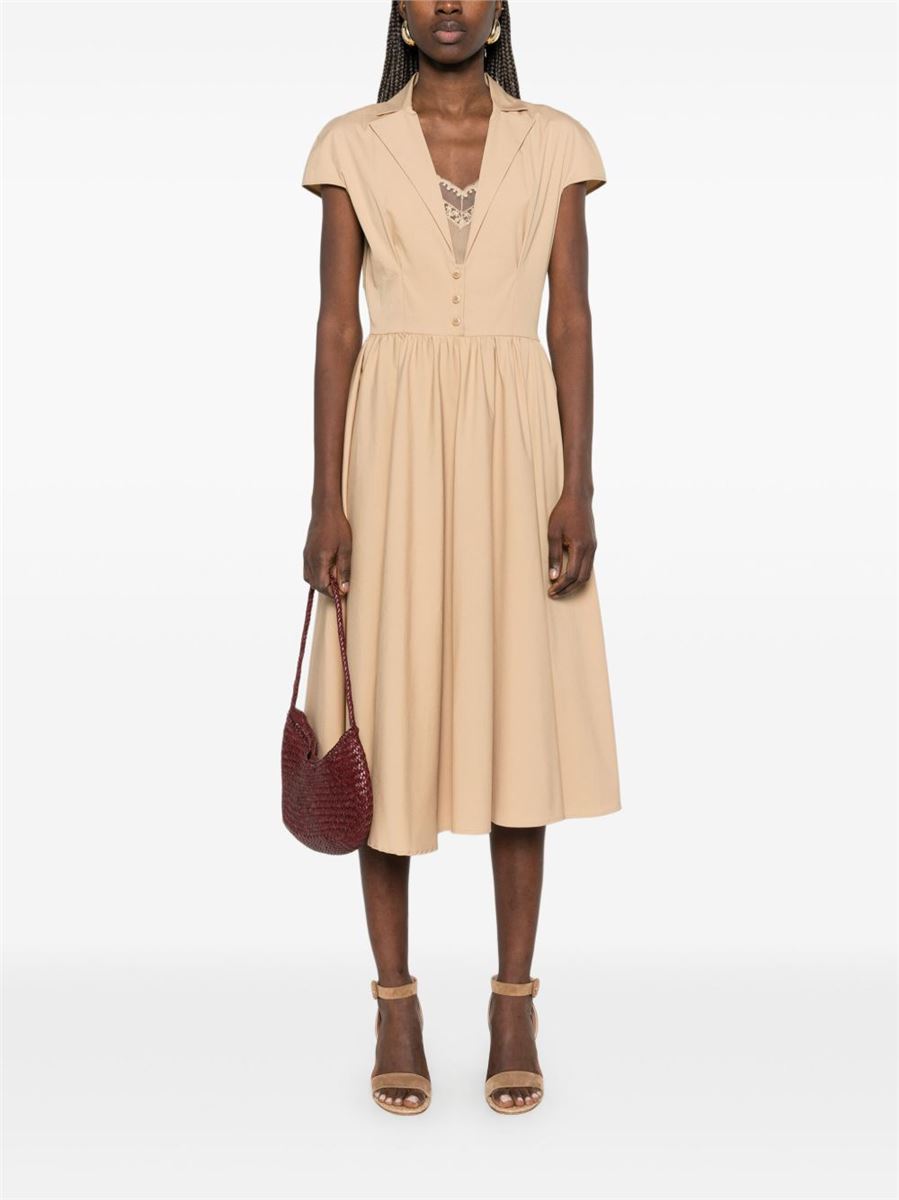FLARED MIDI DRESS -  ERMANNO SCERVINO -  Verso