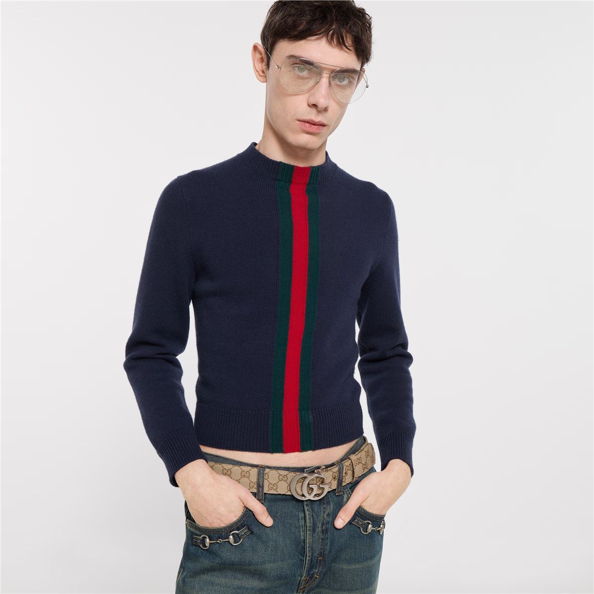 Flat Marmont Belt-GUCCI-Verso