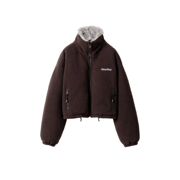 Miu Miu Fleece Down Jacket | Verso