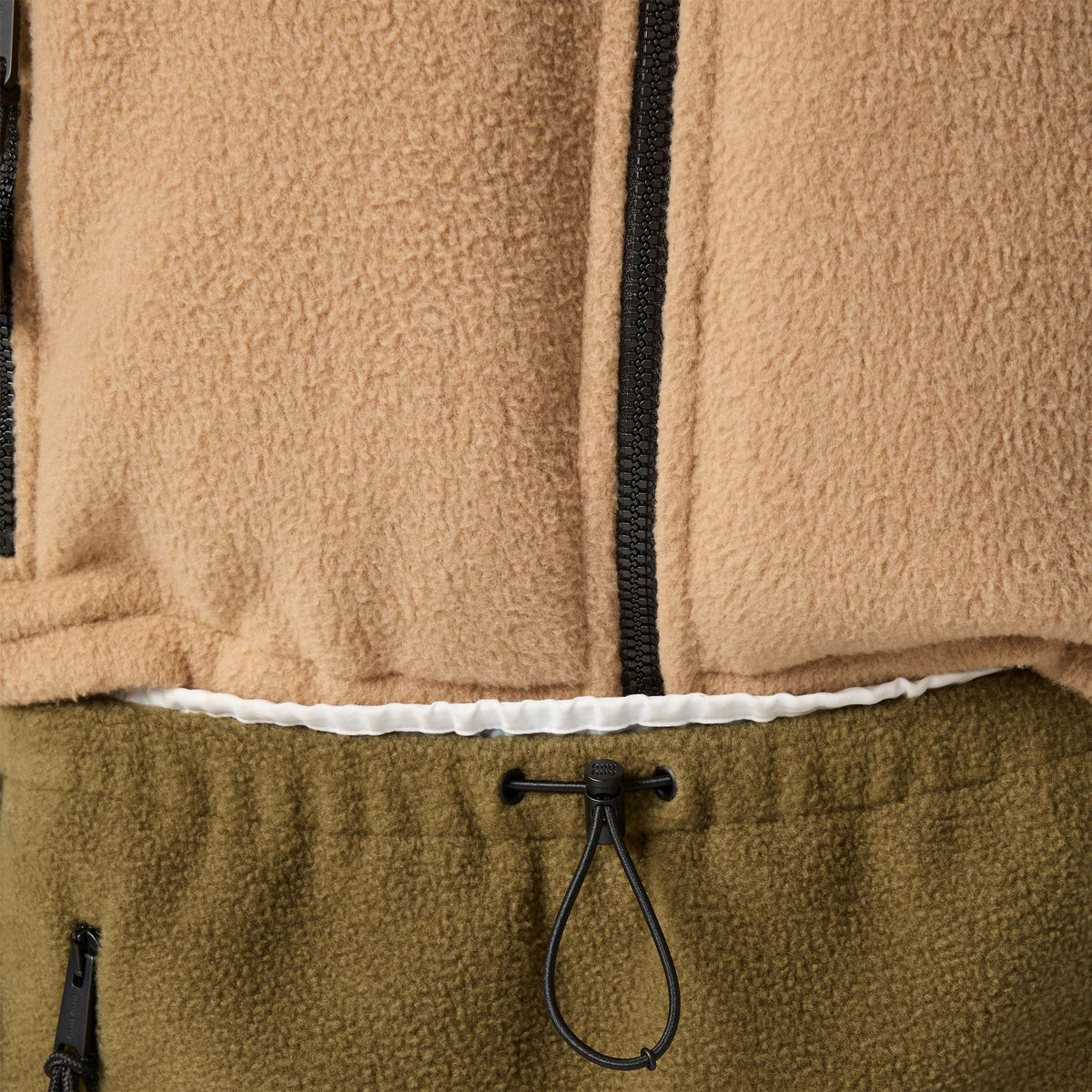 Fleece Down Jacket-MIU MIU-Verso