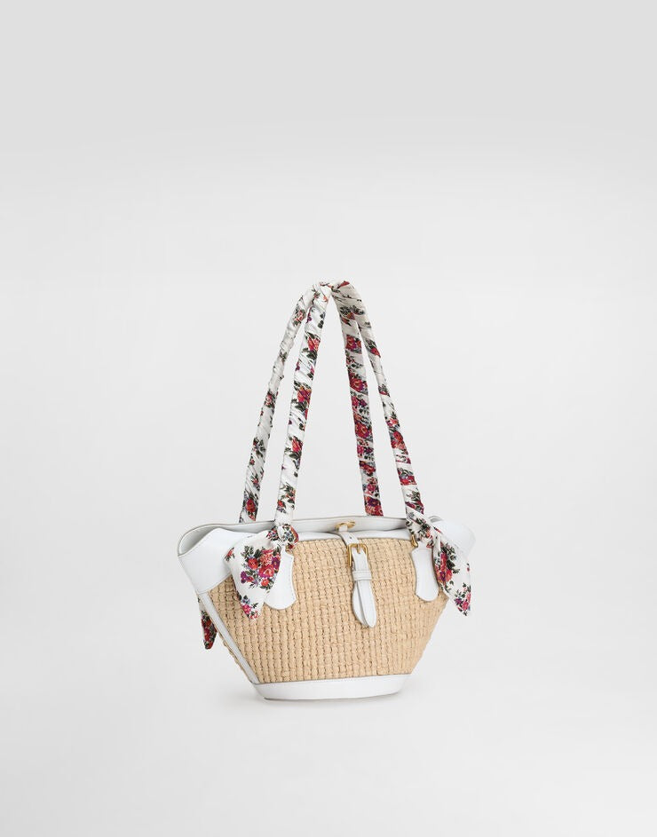 Floral-handle Tote Bag-DOLCE&GABBANA-Verso