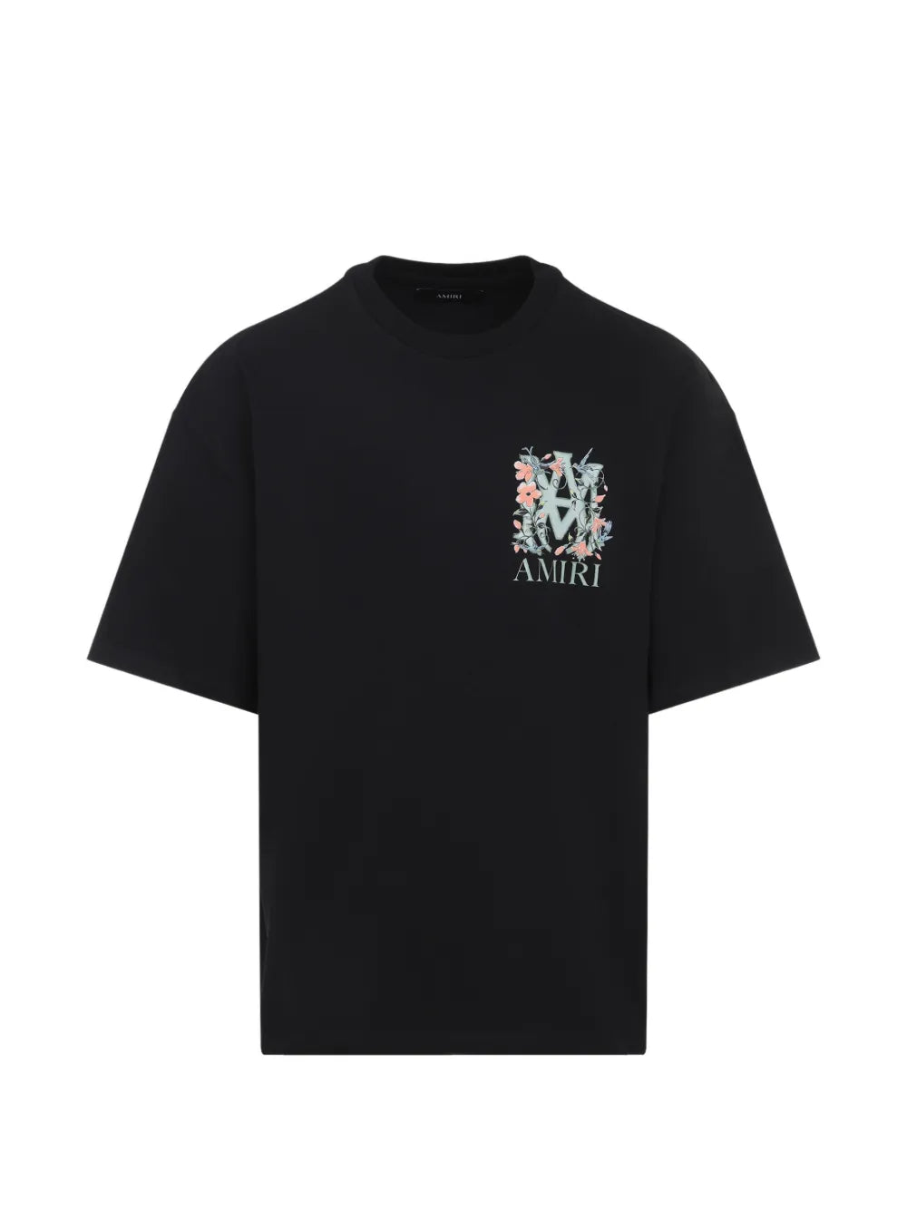 Floral logo-print t-shirt-AMIRI-Verso