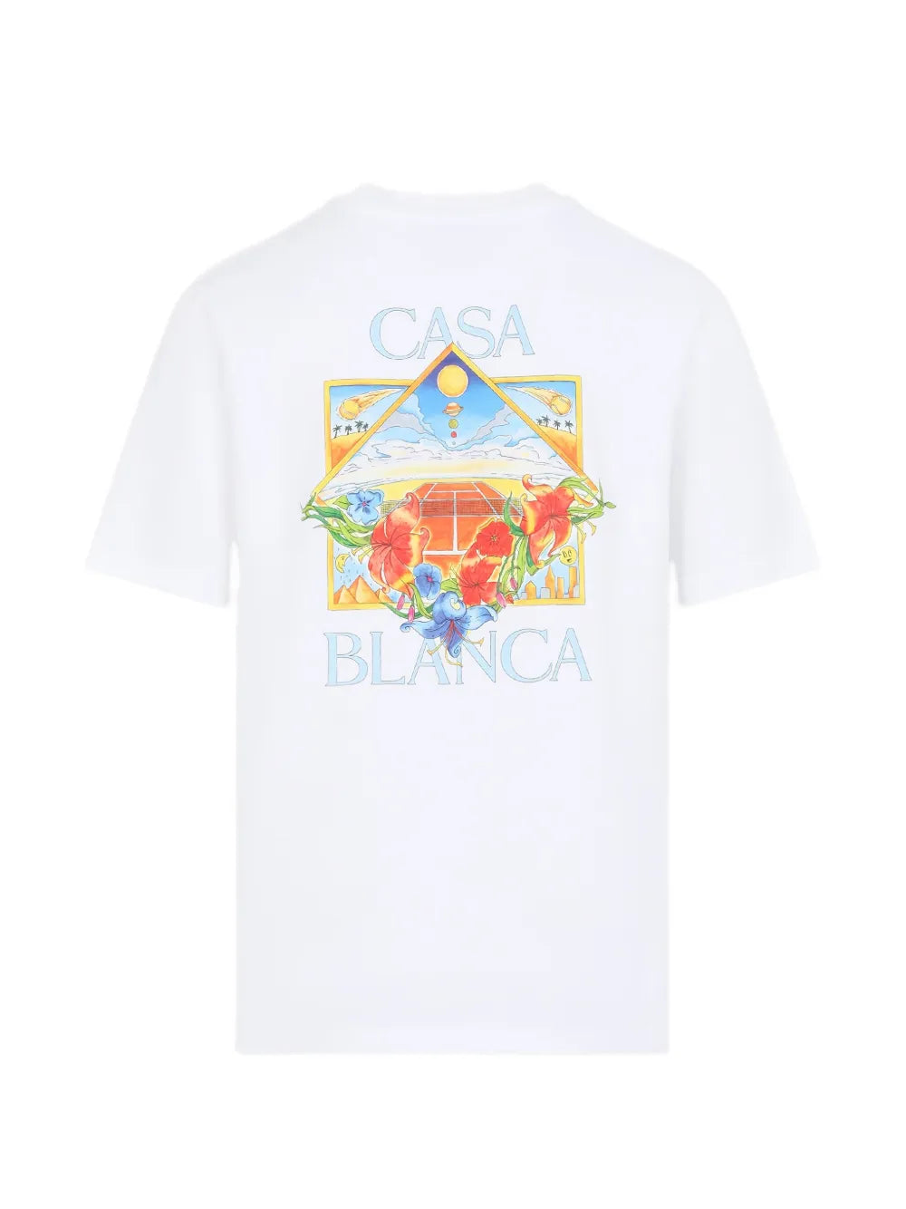 Floral-print t-shirt-CASABLANCA-Verso