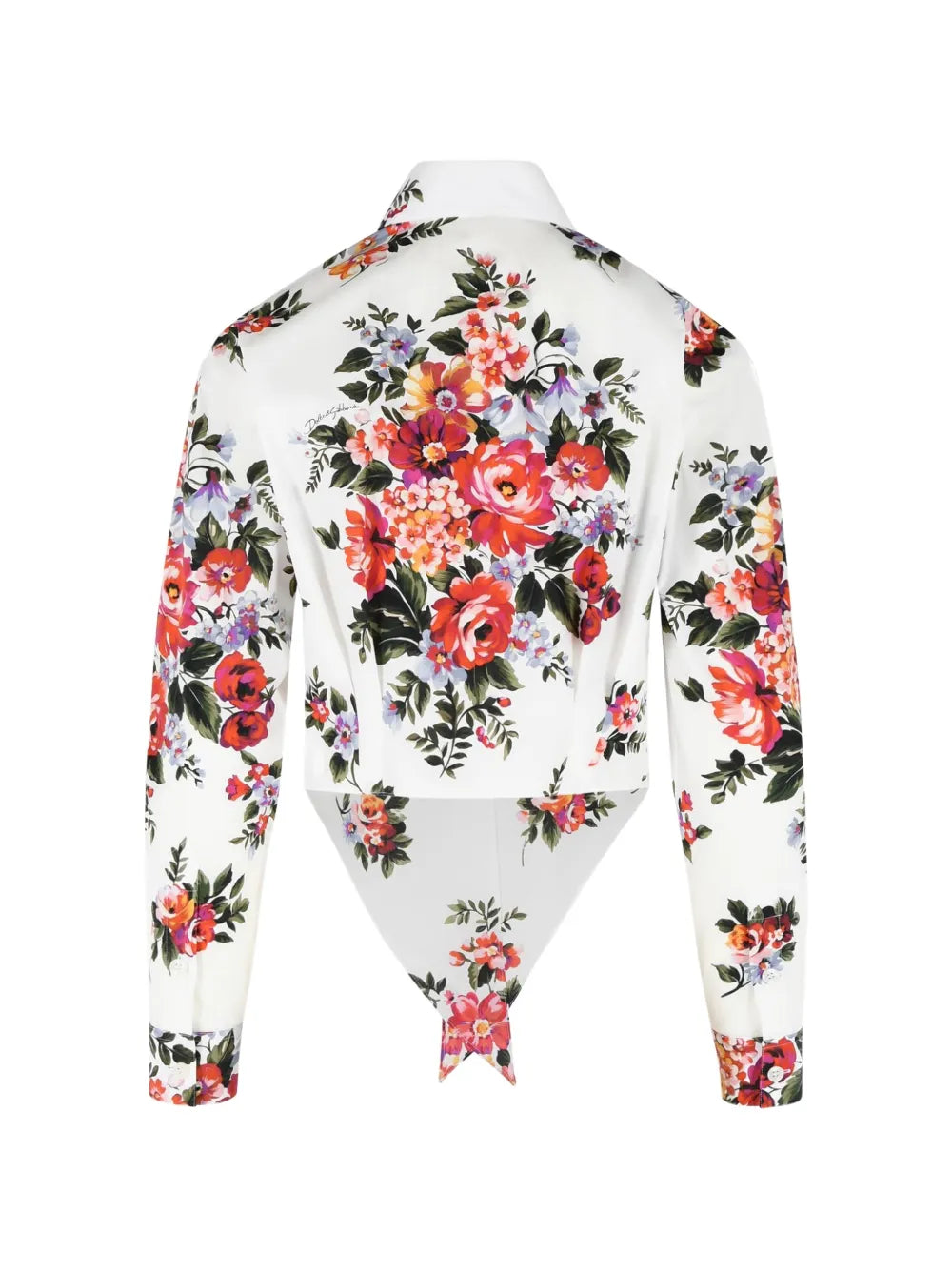 Floral-print shirt-DOLCE&GABBANA-Verso