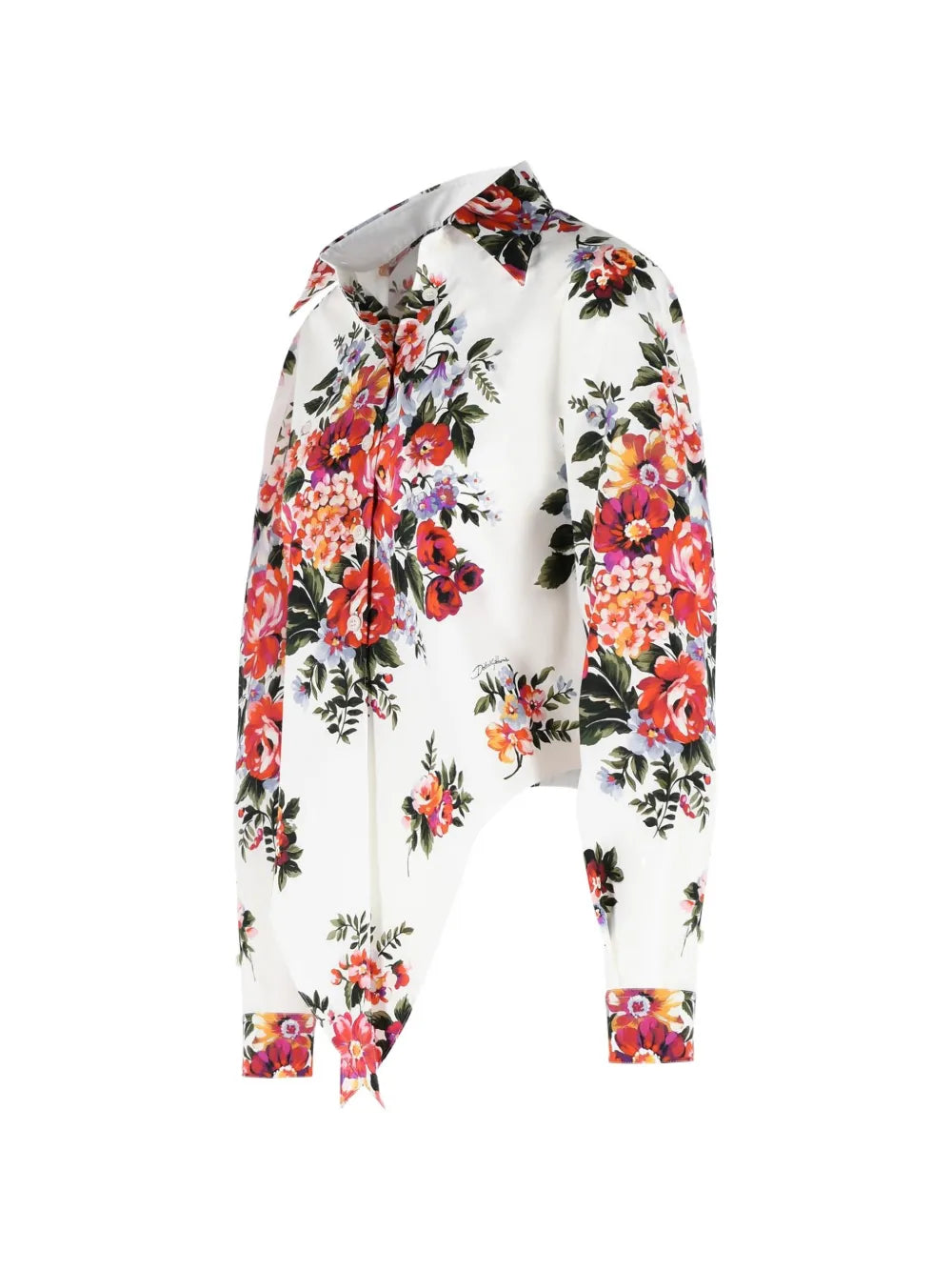 Floral-print shirt-DOLCE&GABBANA-Verso
