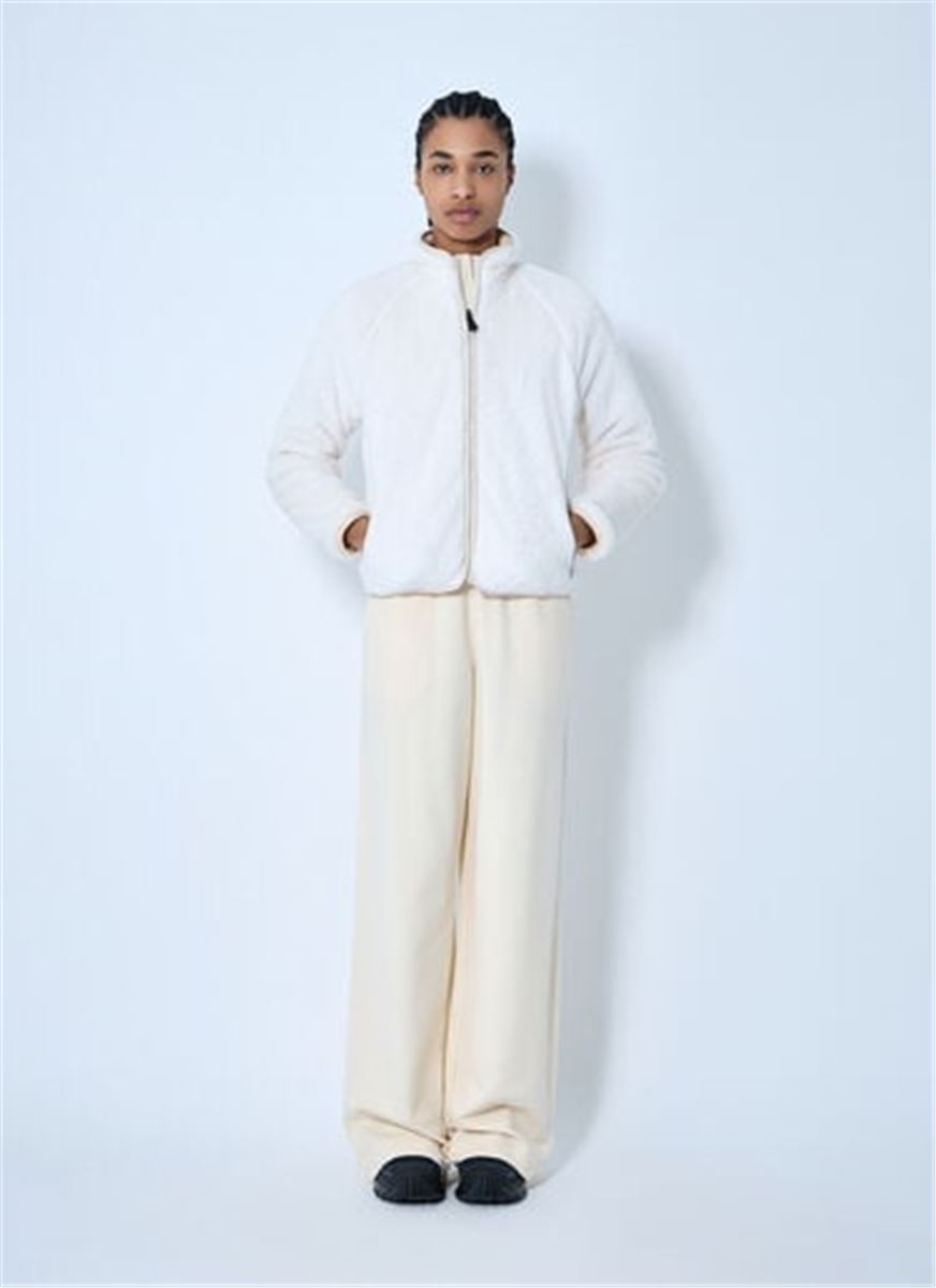 FLUFFY ZIP-UP CARDIGAN - MONCLER - Verso