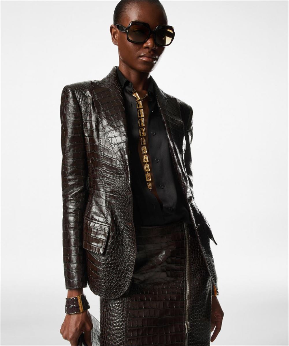 FLUID CHARMEUSE SILK SHIRT -  TOM FORD -  Verso