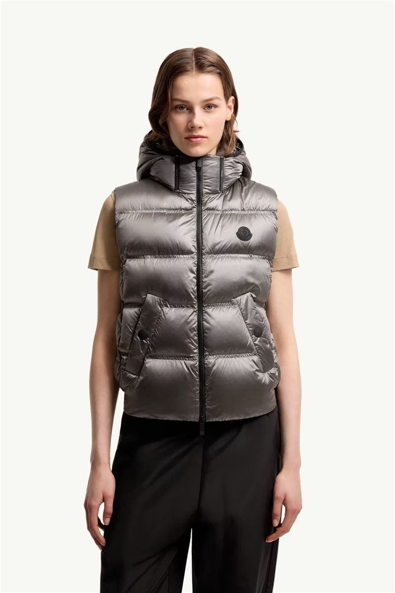 Fluidite hooded down gilet-MONCLER-Verso