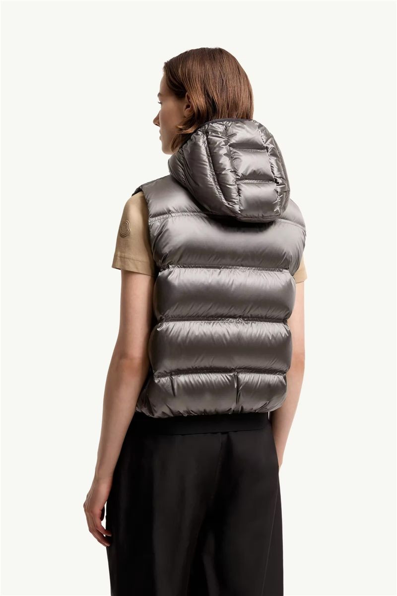 Fluidite hooded down gilet-MONCLER-Verso