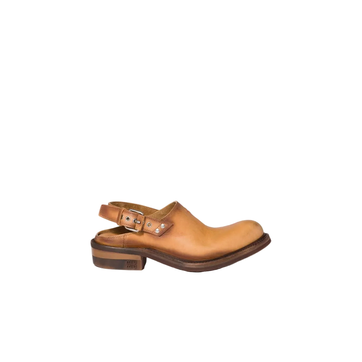 Foule leather mules-MIU MIU-308938-36-Verso