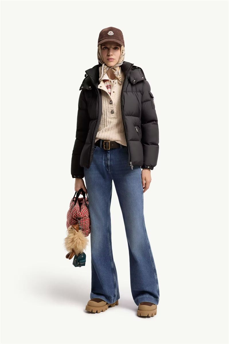 Moncler Fourmines Hooded Short Down Jacket | Verso
