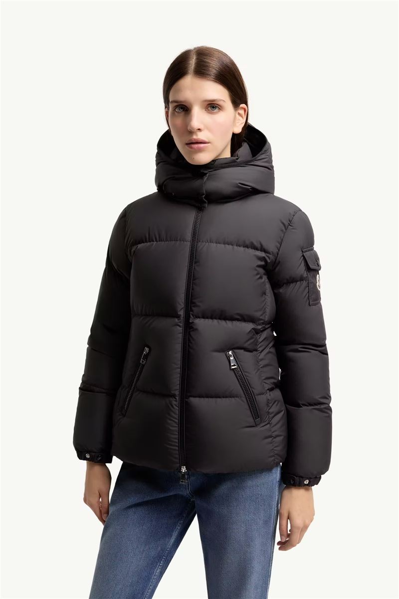 Fourmines hooded short down jacket-MONCLER-Verso
