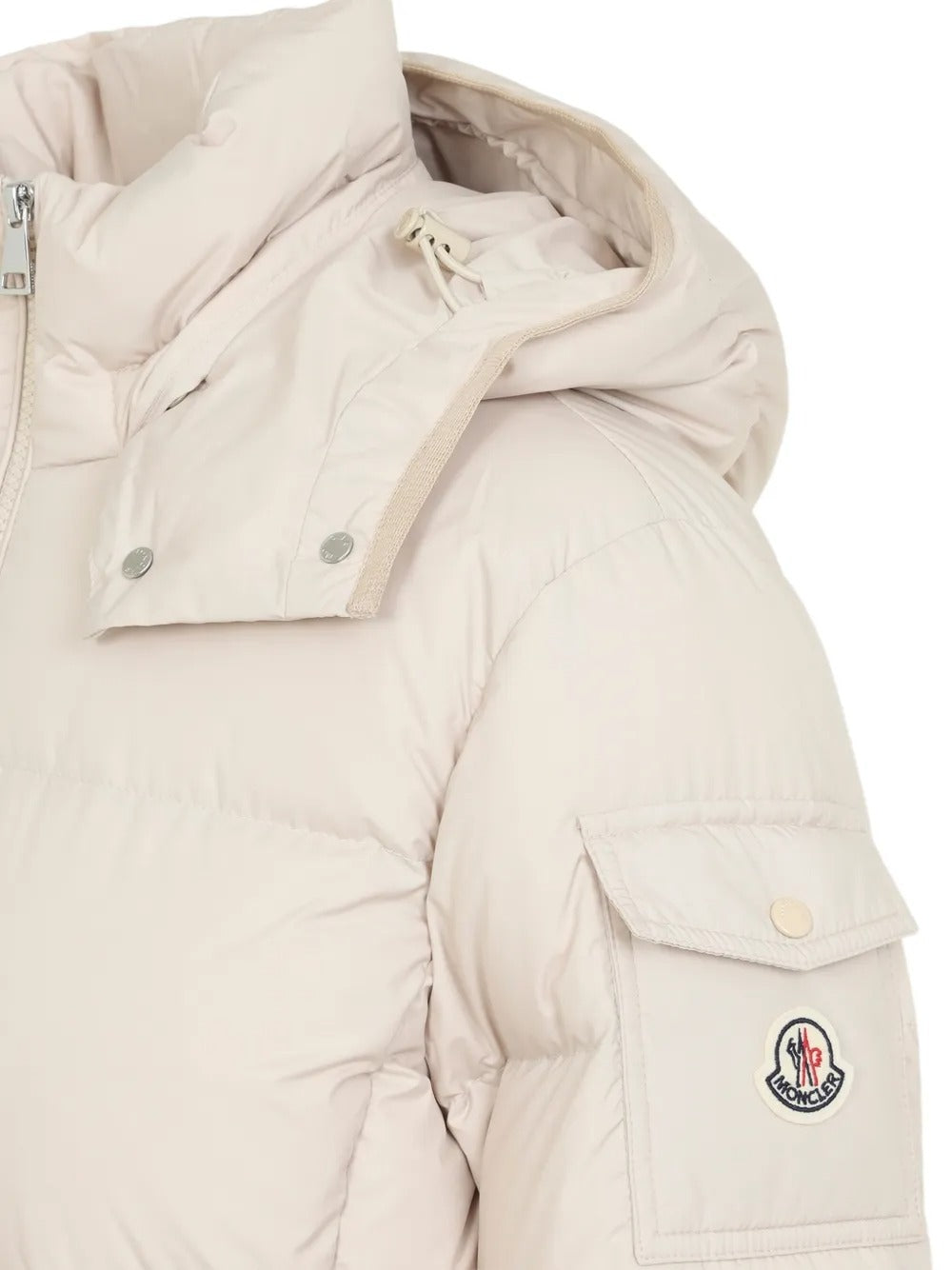 Fourmines hooded short down jacket-MONCLER-Verso