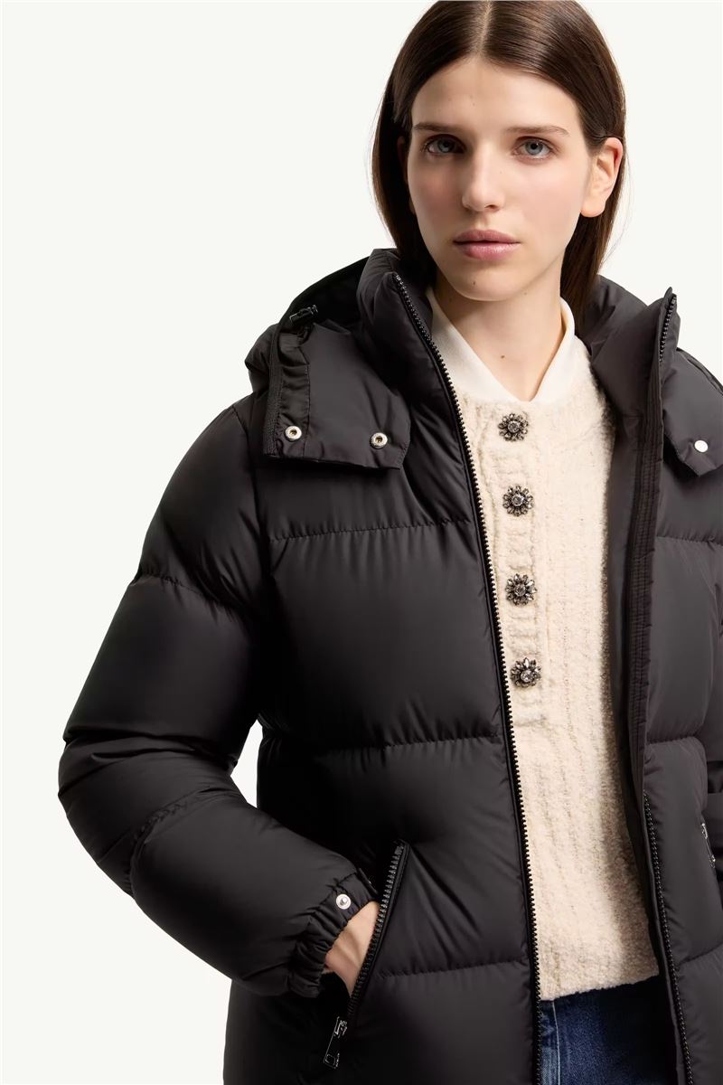 Fourmines hooded short down jacket-MONCLER-Verso