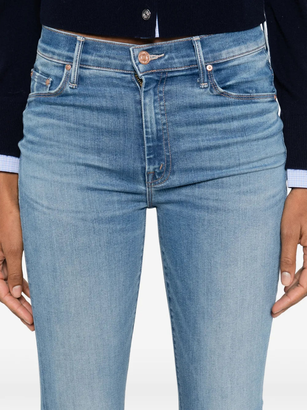 Frayed-hem Jeans-MOTHER-Verso