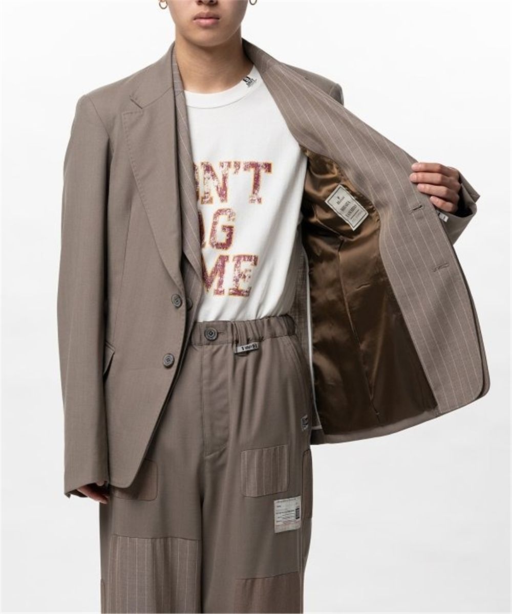 Front layered wool jacket-MAISON MIHARA YASUHIRO-Verso