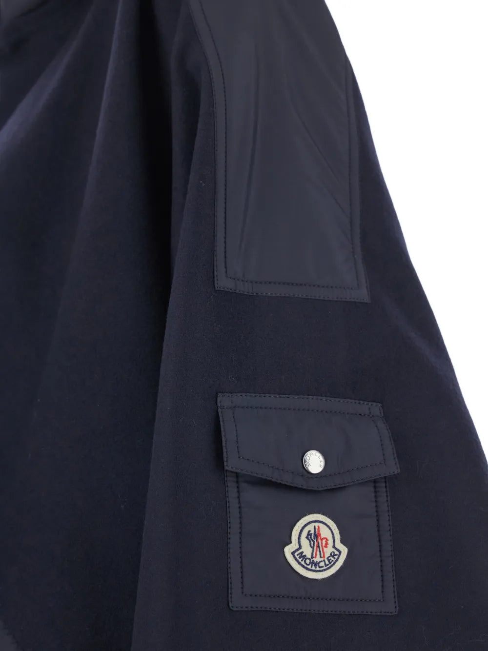 Front-pocket hooded cape-MONCLER-Verso
