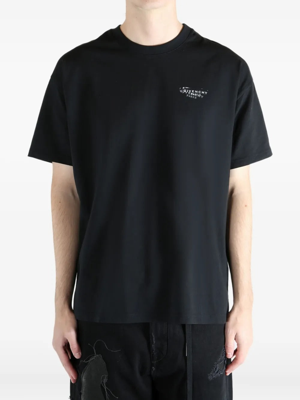 Front Stamp-style Graphic Print T-shirt-GIVENCHY-Verso
